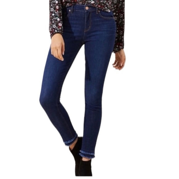 LOFT Denim - Loft Double Frayed Hem Modern
Skinny Jeans Size 28/6